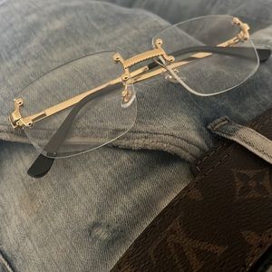Gold Frame Glasses